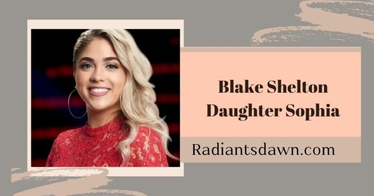 Blake Shelton Daughter Sophia